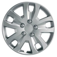 New Universal 17 Inch Silver Gyro Set of 4 Wheel Trims / Hub Caps by Ring