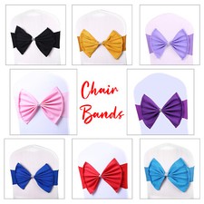Velvet Chair Sashes Stretch