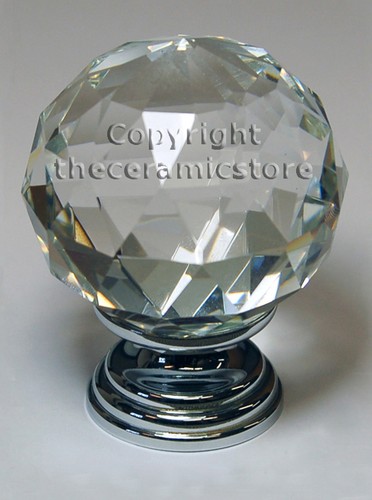 Clear crystal diamond cut - crystal,