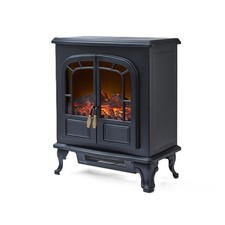 WL46019 Wingham Log Effect Stove Fire with Realistic LED Flame Effect Adjustable