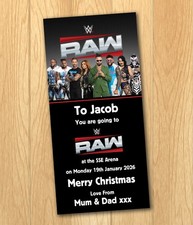 WWE 2026 RAW Personalised Gift