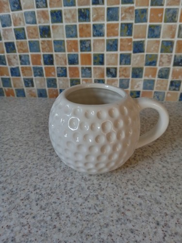 Golf ball shaped mug - golf,