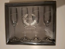Set Of 4 Kensington Crystal