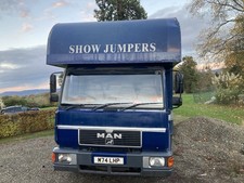 7.5 Ton MAN Horse Lorry 1995 Strong Reliable Horsebox. Good Living