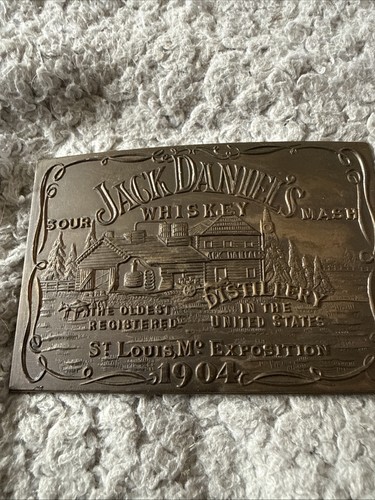 Vintage brass jack daniels - jack,