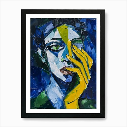 Abstract painting acrylic - acrylic, on