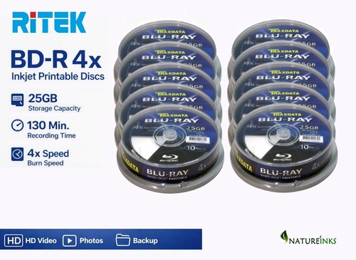 100 traxdata blank blu ray - 100,