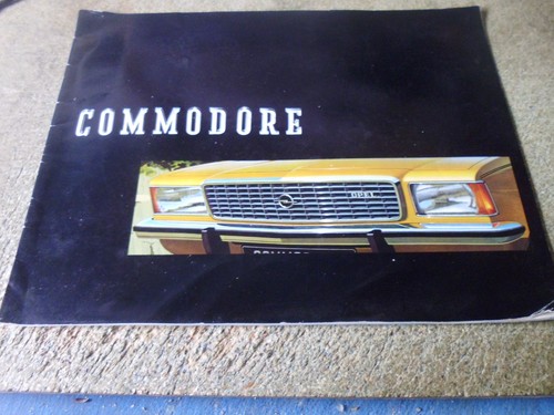Opel commodore car brochures - opel,