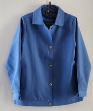 Nice Womens Lightweight Jacket/Coat Cornflower Blue by Amber Size 14. NWOT