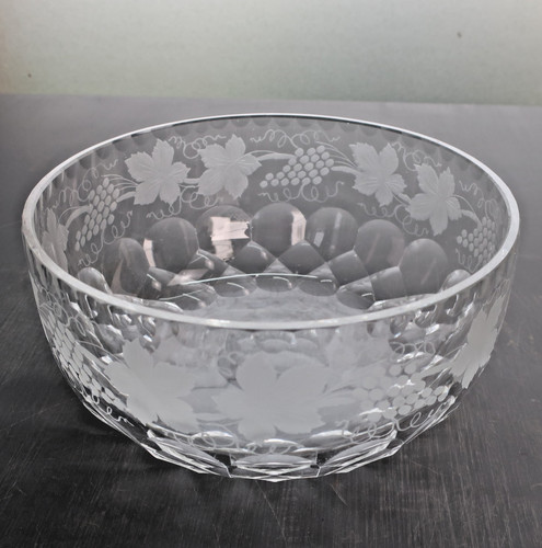 Vintage cut glass - cut,