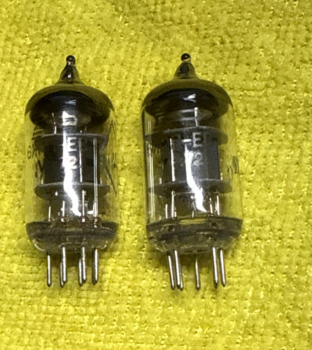 One pair 6j1p russian made - one, 6j1p-ev