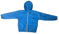 K Way Vintage Claude Rain Jacket Unisex Kids Sz 10 K.Way France Packable Bag