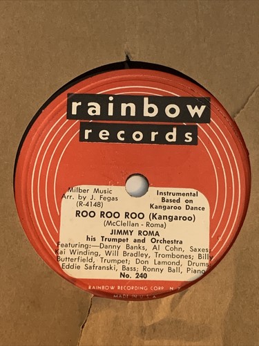 Jimmy roma rpm record - rpm,