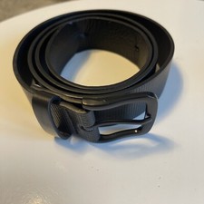 Primark Black Leather Dress Belt. Size 32-34in