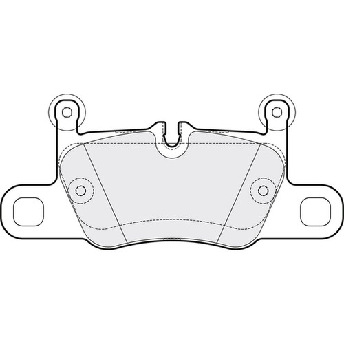 Brake pads set - set, porsche