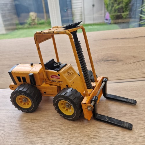 Vintage tonka forklift - forklift, pressed