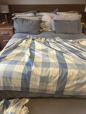 Blue And Cream Patch Worked