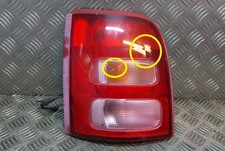 GENUINE 03-06 NISSAN MICRA TEMPEST NS PASSENGER SIDE REAR LEFT LIGHT (CRACKS)