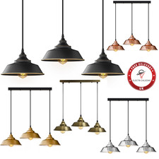 Industrial 3 Way Pendant Light