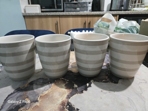 Stoneware natural stripe - 4,