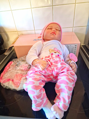 Sleeping reborn baby doll - sleeping,