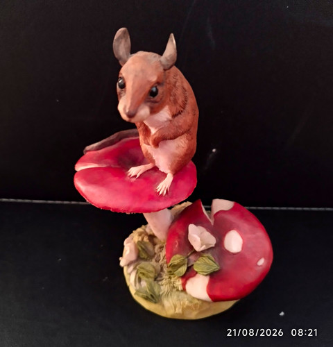Mouse figurine red - mouse,