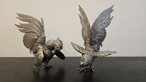 Antique pair italian silver - pair,