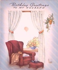 Vintage Birthday Card To My