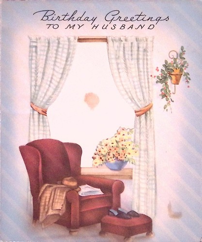 Vintage birthday card my - birthday,