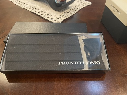 Pronto uomo black silk - black,