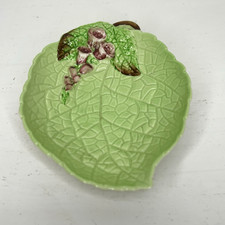 Carlton Ware Foxglove Leaf Shaped Dish Vintage Australian Design England