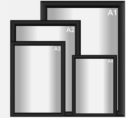 Snap frames poster clip - a4,