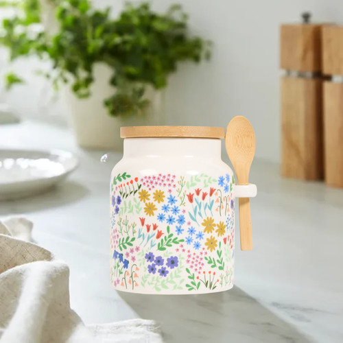 Floral ceramic tea - floral,