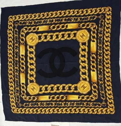 Chanel navy gold chain - chain, coin