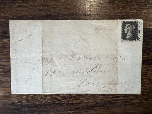 1840 1d penny black - gb, 1