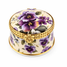 Fenton Bone China Trinket Box