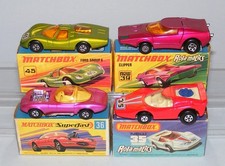 MATCHBOX SUPERFAST JOB LOT 4 x