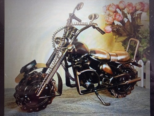 Motorbike model metal handmade