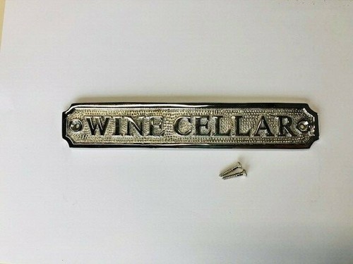 Wine cellar door - sign, solid