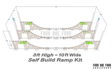 Skate ramp halfpipe side - halfpipe,