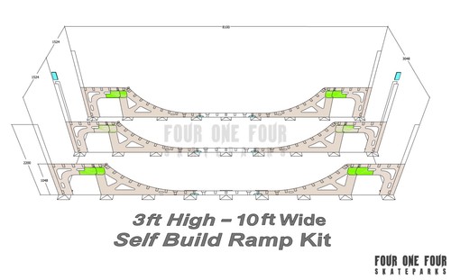 Skate ramp halfpipe - -,