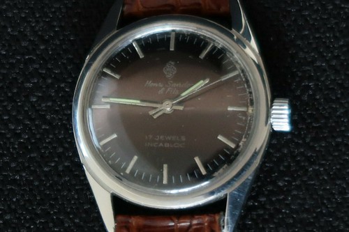 Henri sandoz watch - henri, brown