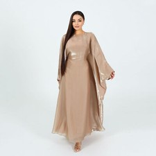 Women Abaya Maxi Dress Batwing