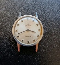 Omega Genève Ladies Manual Vintage Silver Cocktail Mini Watch 20mm - Spares 