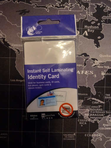 Self laminating card - laminating,