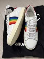 DSquared Leather Trainers Size