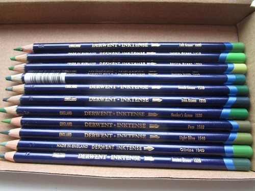 Derwent inktense pencil open - inktense, -open