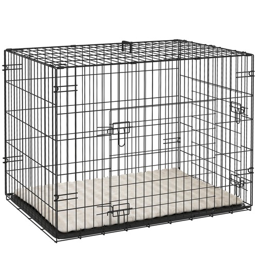 Pawhut dog crate with - with, two