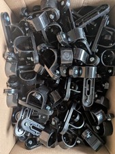 25mm Spacer Bar Saddle Black PVC – Box of 100 Marshall-Tufflex MSB3BK