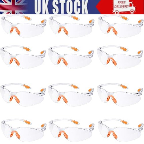 12x safety glasses clear - 12x,
